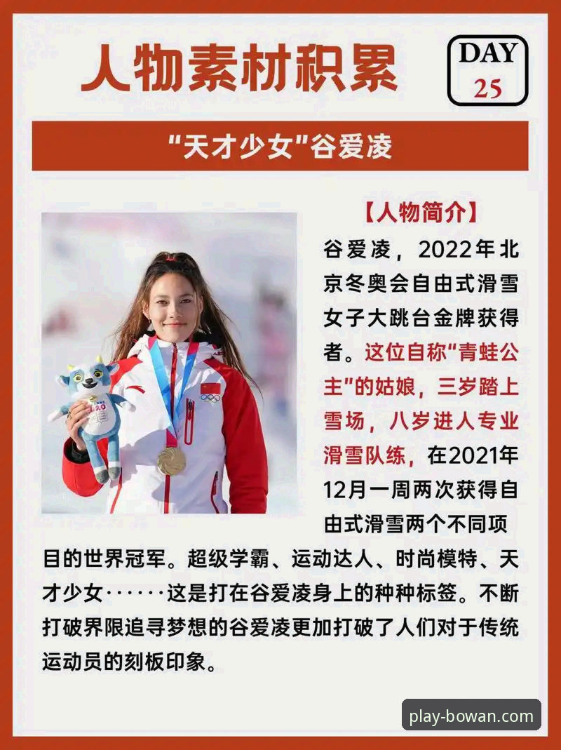 博万体育app下载 谷爱凌冬奥传奇新篇章:卫冕U型池金牌与历史地位详解